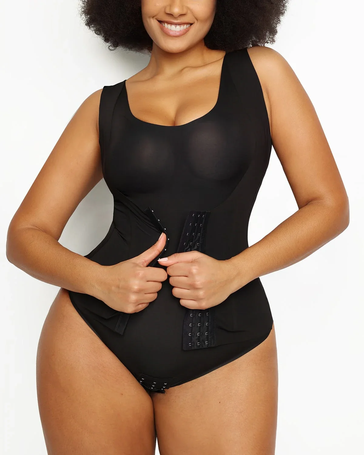 Bare Essentials™ Cream Touch™ 3 In 1 Shaping Tank Brief Bodysuit - Image 3