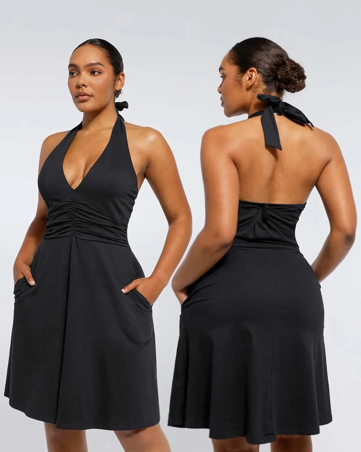 BOOT-YEAH™ MeshSmooth™ Deep Plunge Low-Back Thong Bodysuit - Image 6