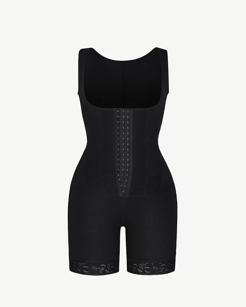 Bare Essentials™ AirSlim® Flexible Boning Open Bust Full Bodysuit - Image 12