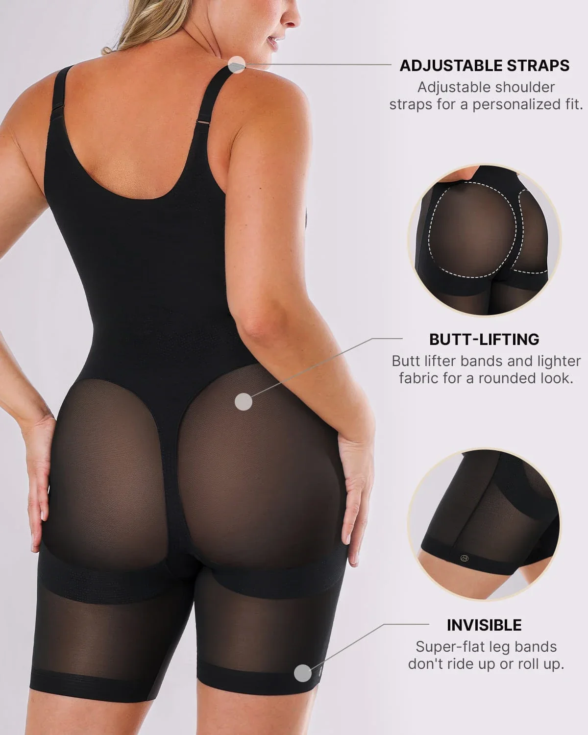 BOOT-YEAH™ MeshSmooth™ Butt-Lifting Bodysuit - Image 4