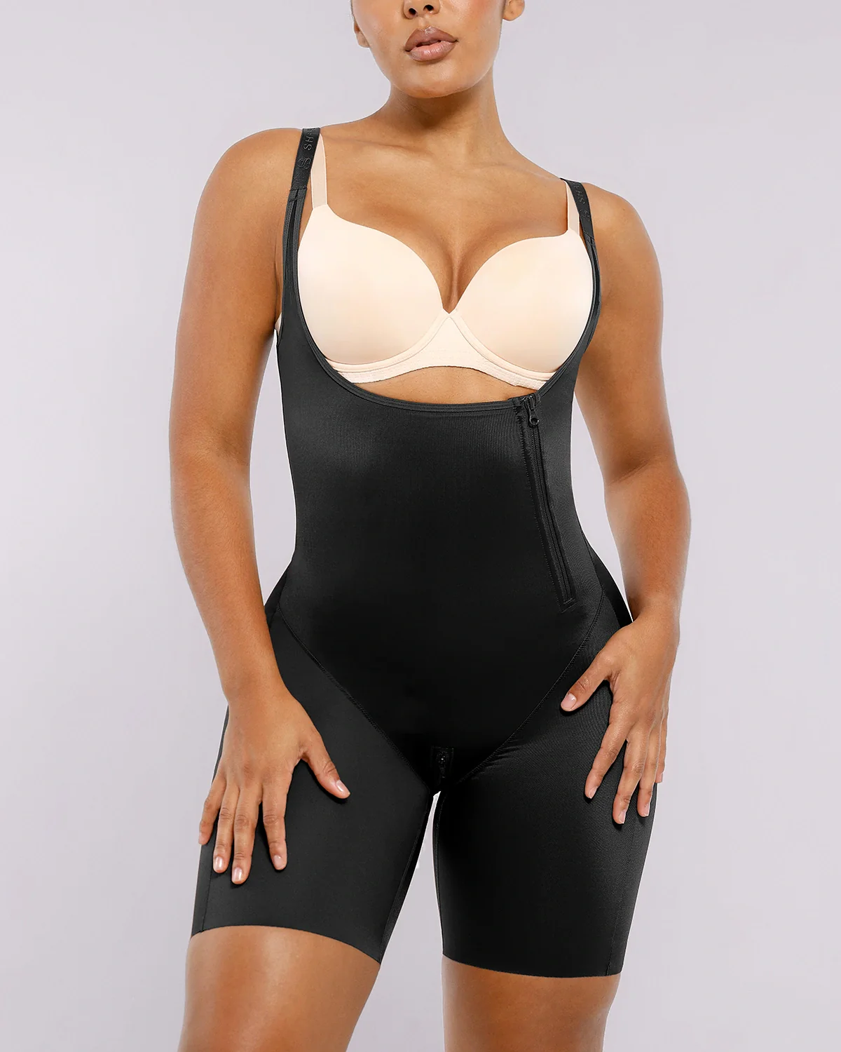 BOOT-YEAH™ SilkSculpt Open Bust Full Bodysuit - Image 14