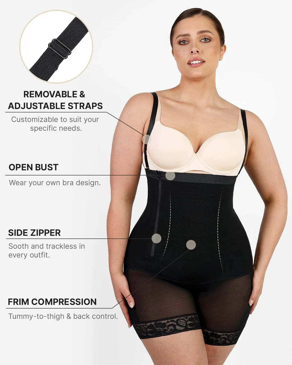 Bare Essentials™ AirSlim® Plus Curve Side Zipper Short - Image 5