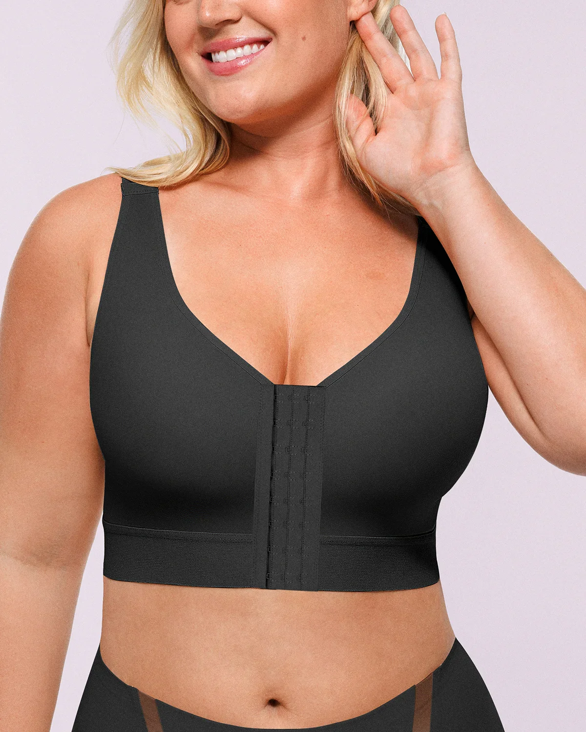 Bare Essentials™ AirSlim® Unlined Wireless Back Support Bra - Image 15