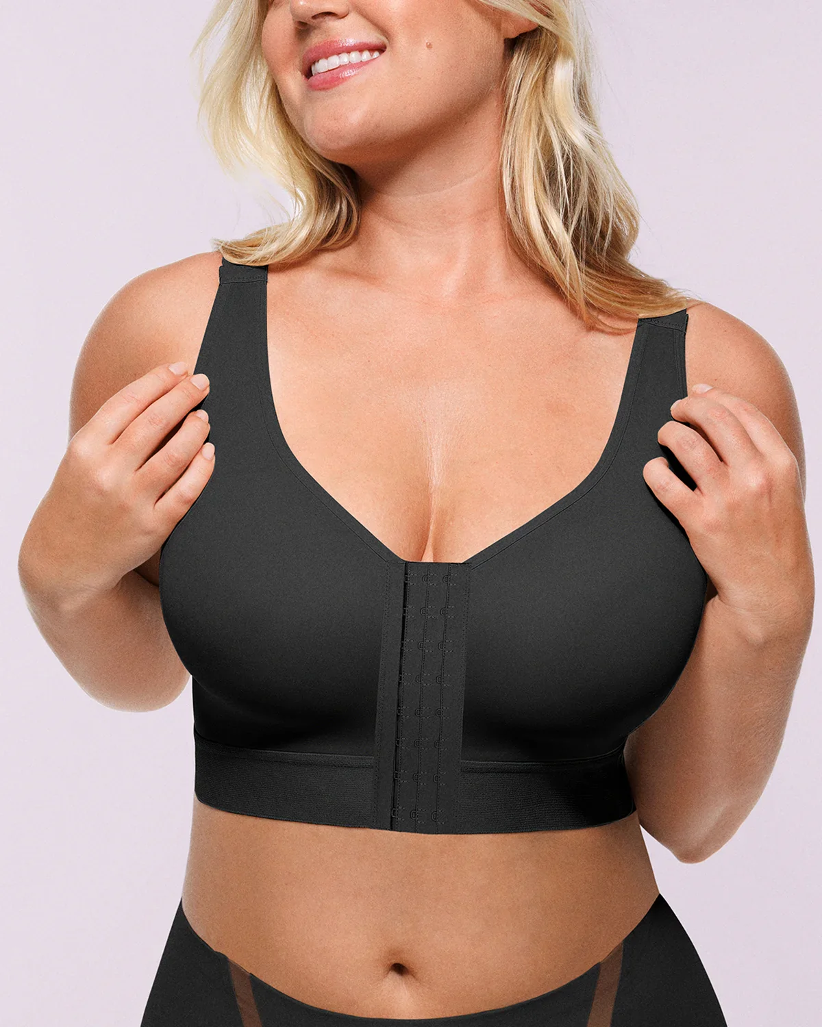 Bare Essentials™ AirSlim® Unlined Wireless Back Support Bra - Image 17