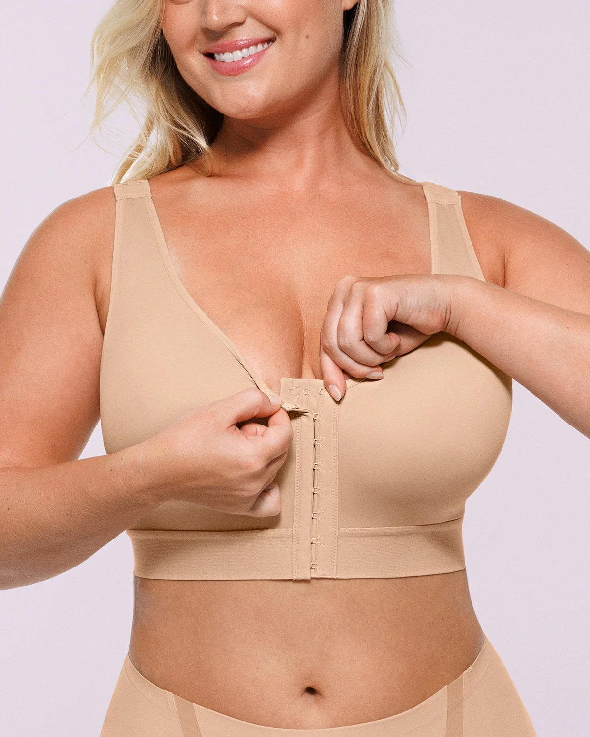 Bare Essentials™ AirSlim® Unlined Wireless Back Support Bra - Image 8