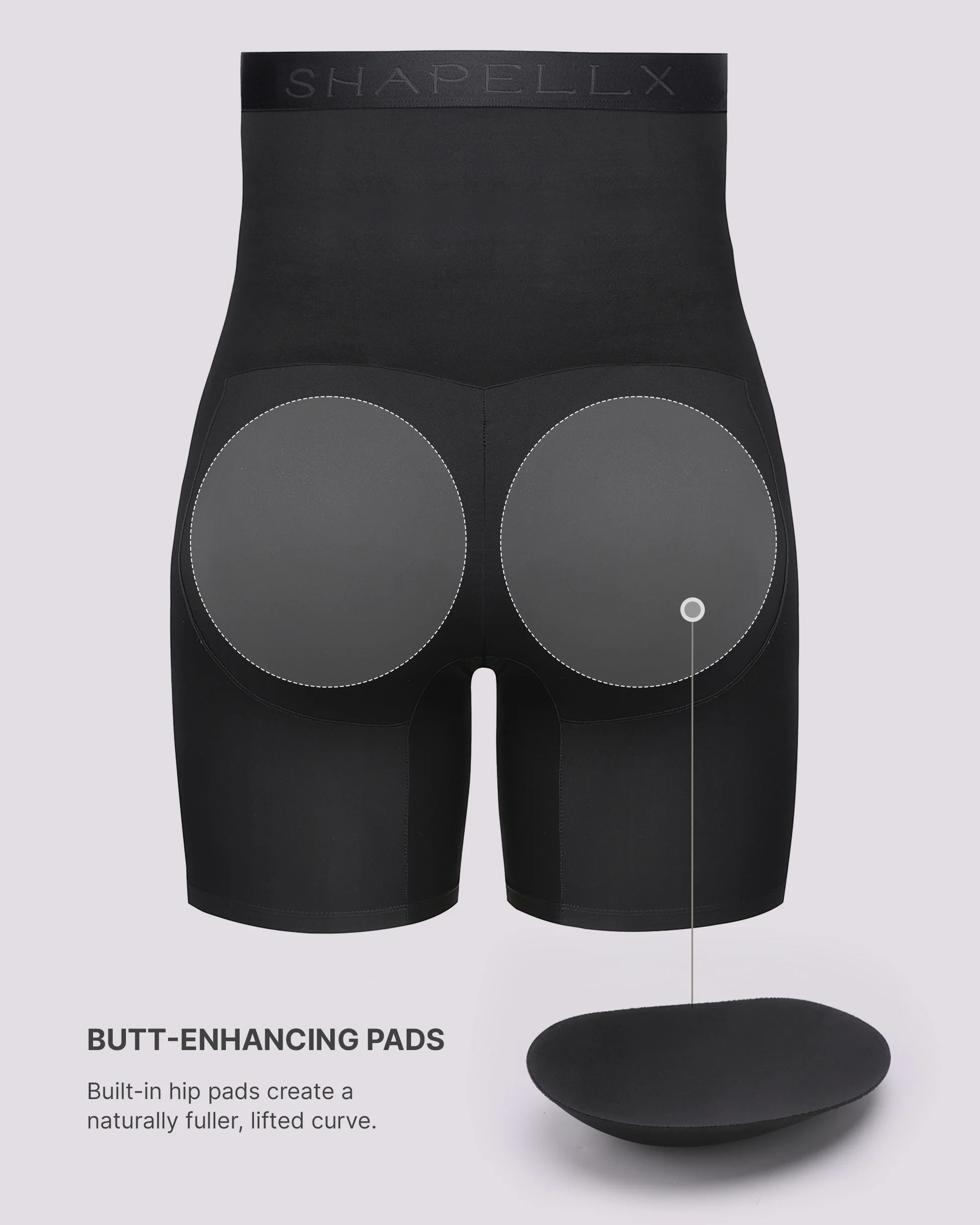 Bare Essentials™ AirSlim® Men's High-Waisted Padded Short - Image 8