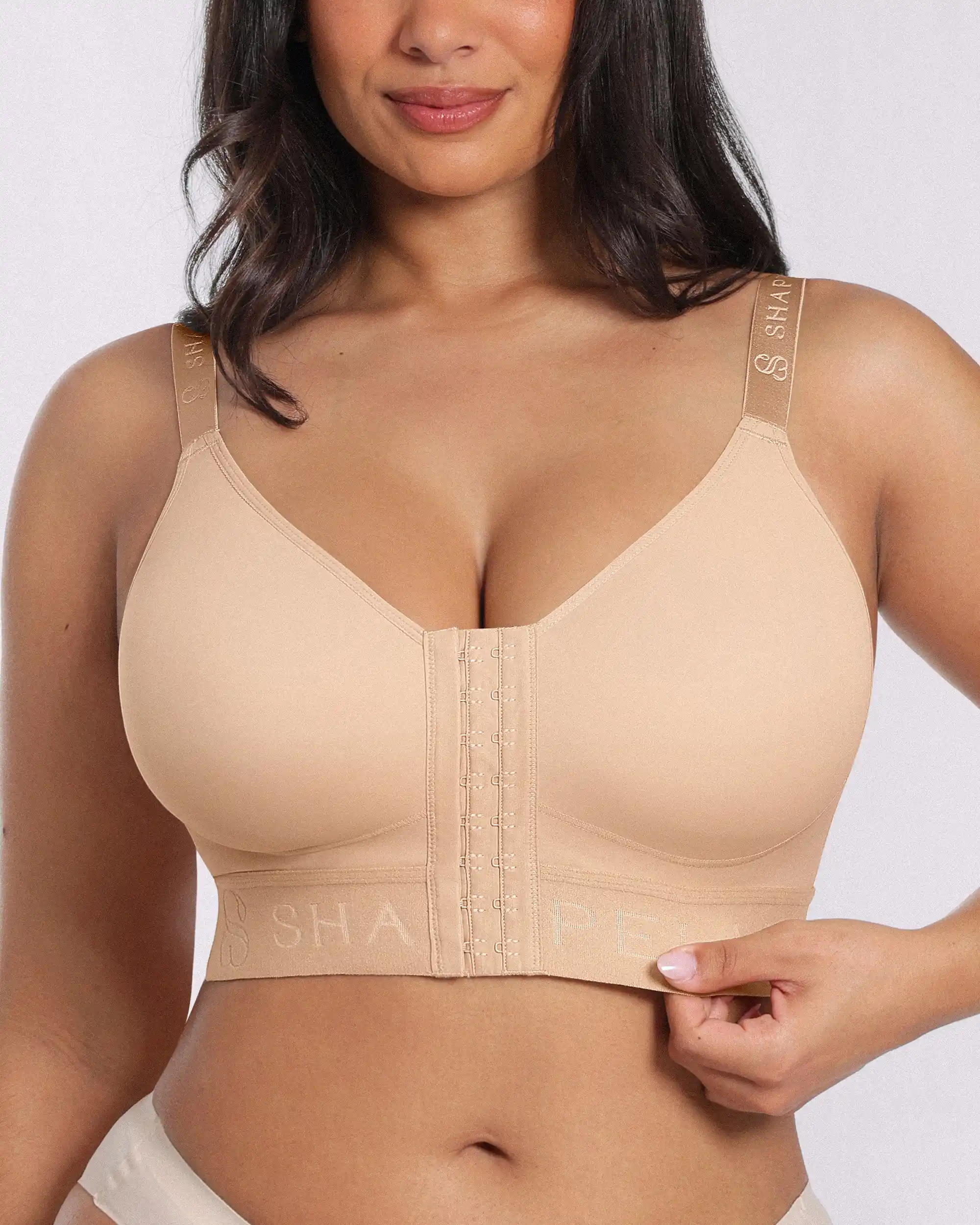 Bare Essentials™ AirSlim® Unlined Wireless Front-Closure Bra - Image 13