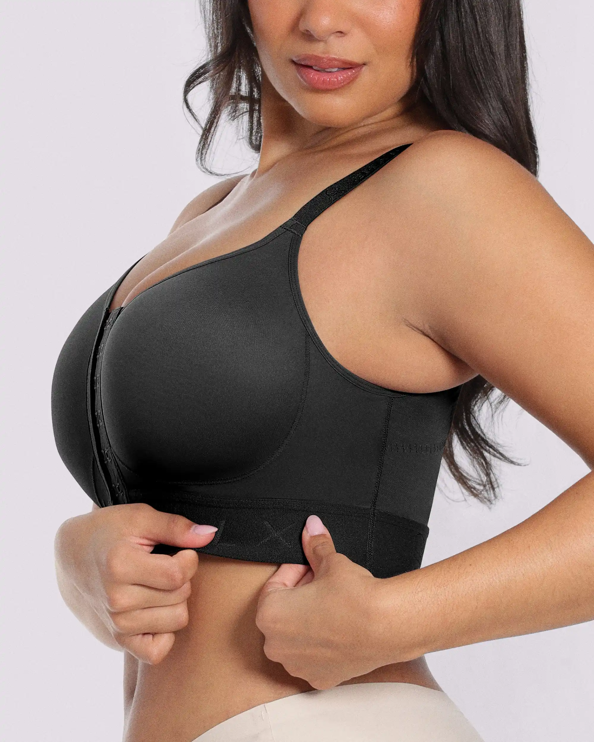 Bare Essentials™ AirSlim® Unlined Wireless Front-Closure Bra - Image 18