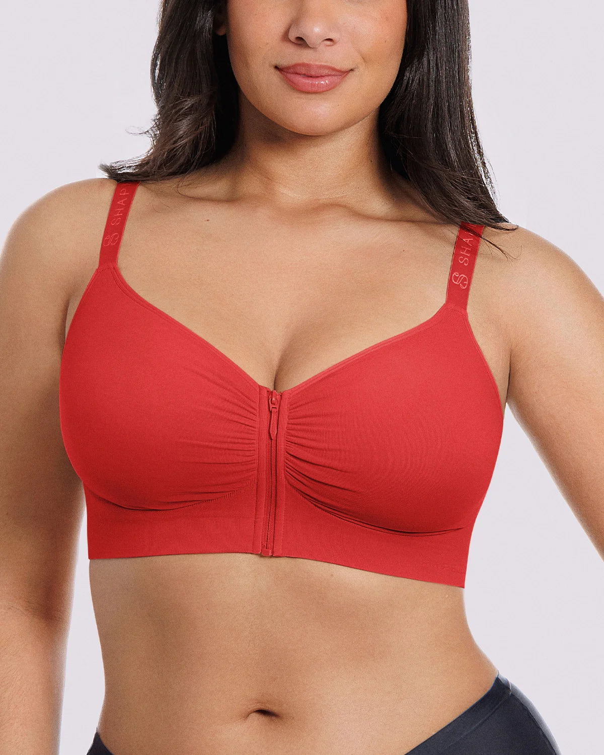 Bare Essentials™ Skin Flow Front-Zipper Wireless Bra - Image 10