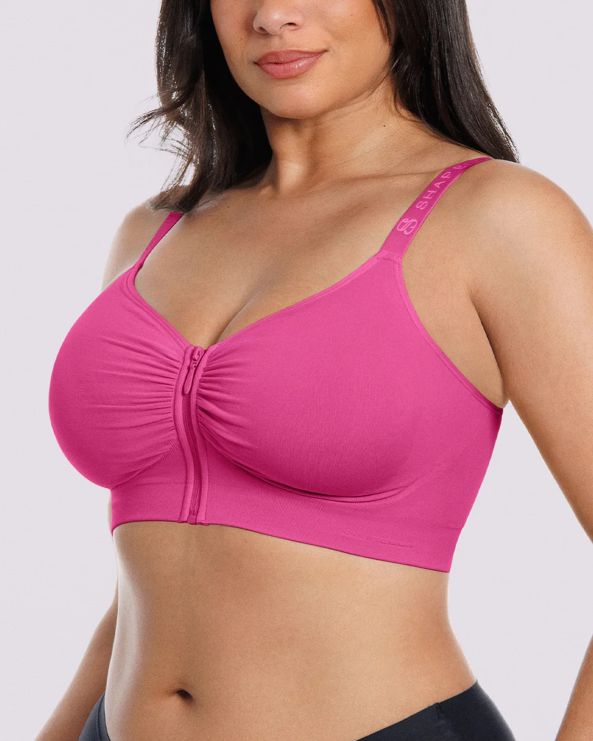 Bare Essentials™ Skin Flow Front-Zipper Wireless Bra - Image 14