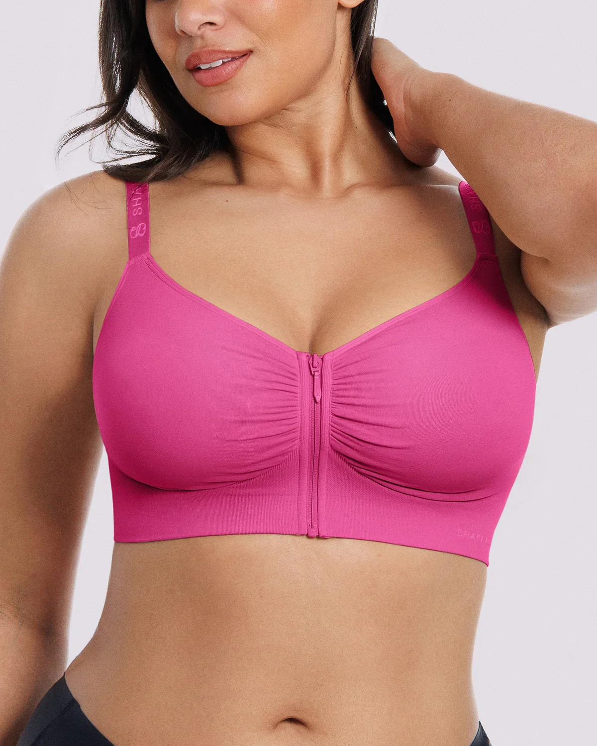 Bare Essentials™ Skin Flow Front-Zipper Wireless Bra - Image 15