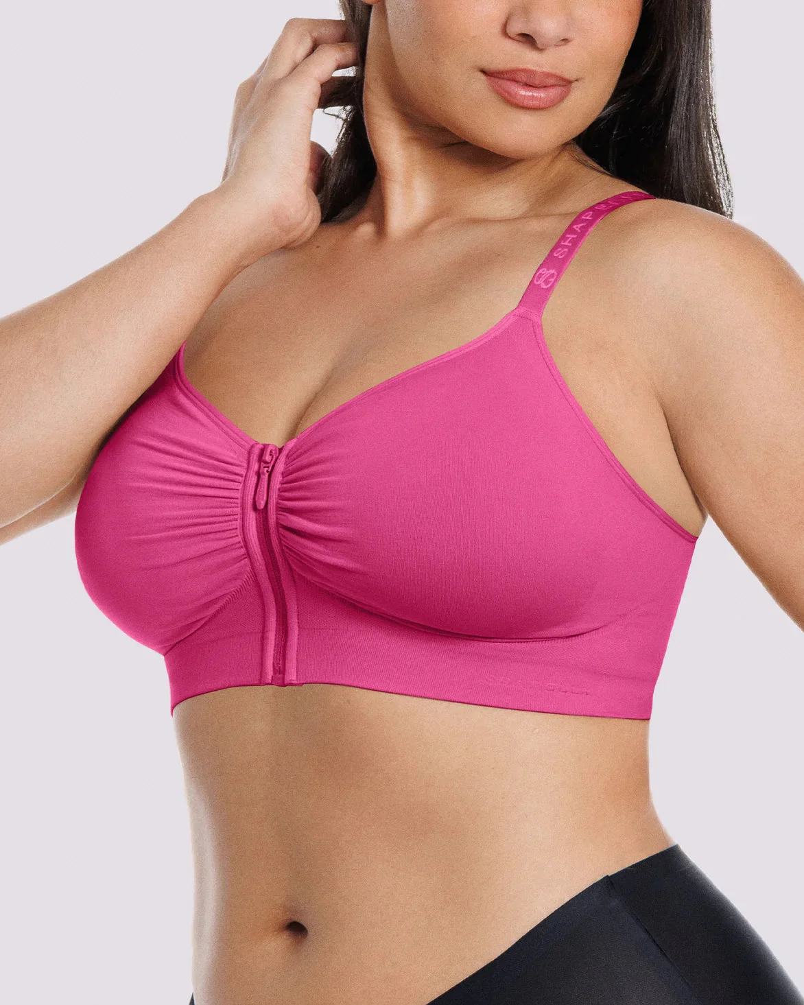 Bare Essentials™ Skin Flow Front-Zipper Wireless Bra - Image 19