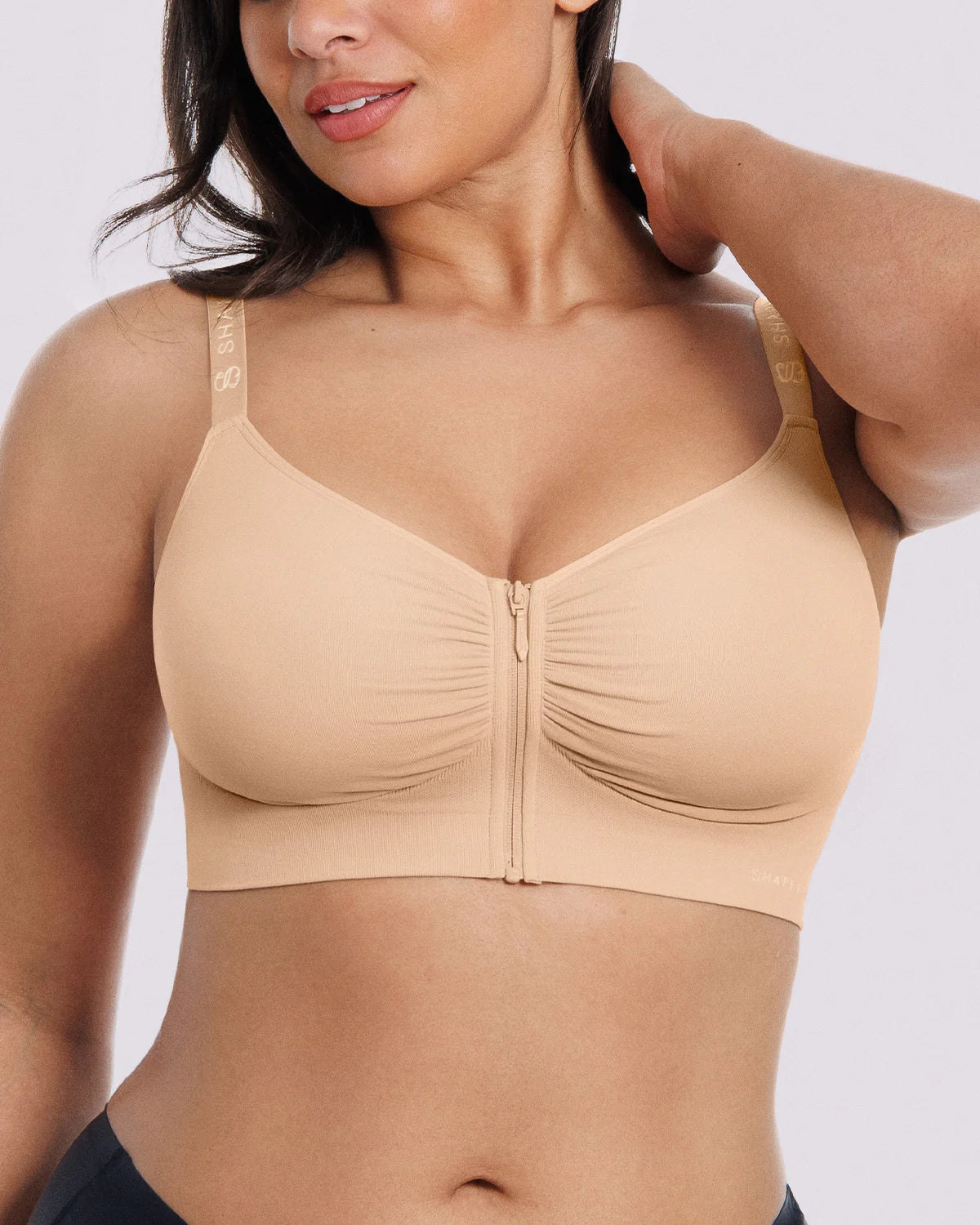 Bare Essentials™ Skin Flow Front-Zipper Wireless Bra - Image 30
