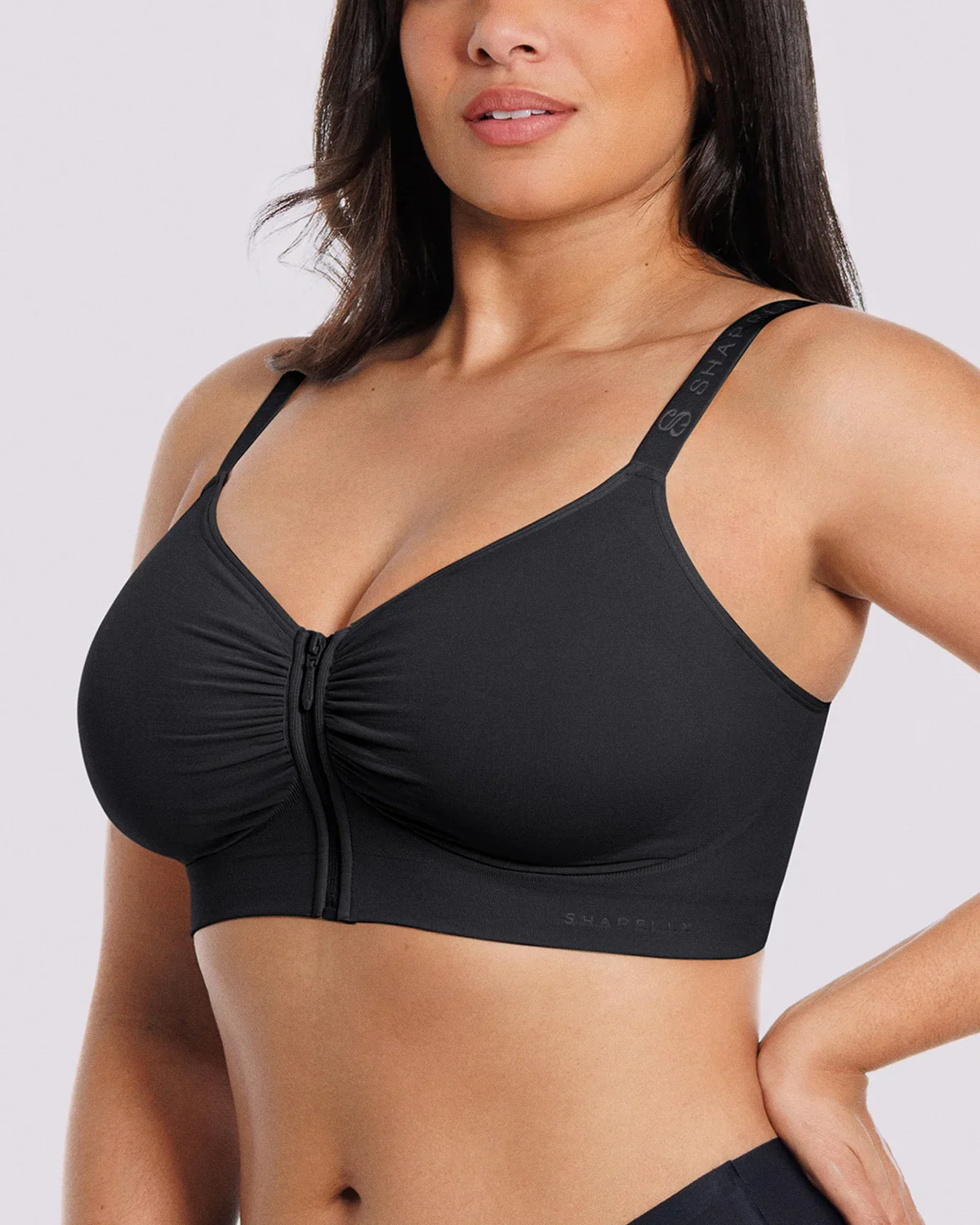 Bare Essentials™ Skin Flow Front-Zipper Wireless Bra - Image 34