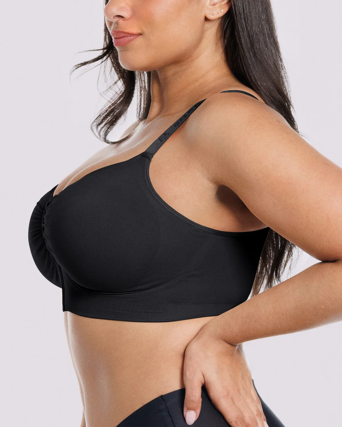 Bare Essentials™ Skin Flow Front-Zipper Wireless Bra - Image 39