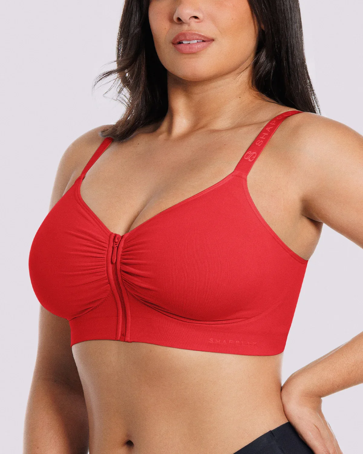 Bare Essentials™ Skin Flow Front-Zipper Wireless Bra - Image 7