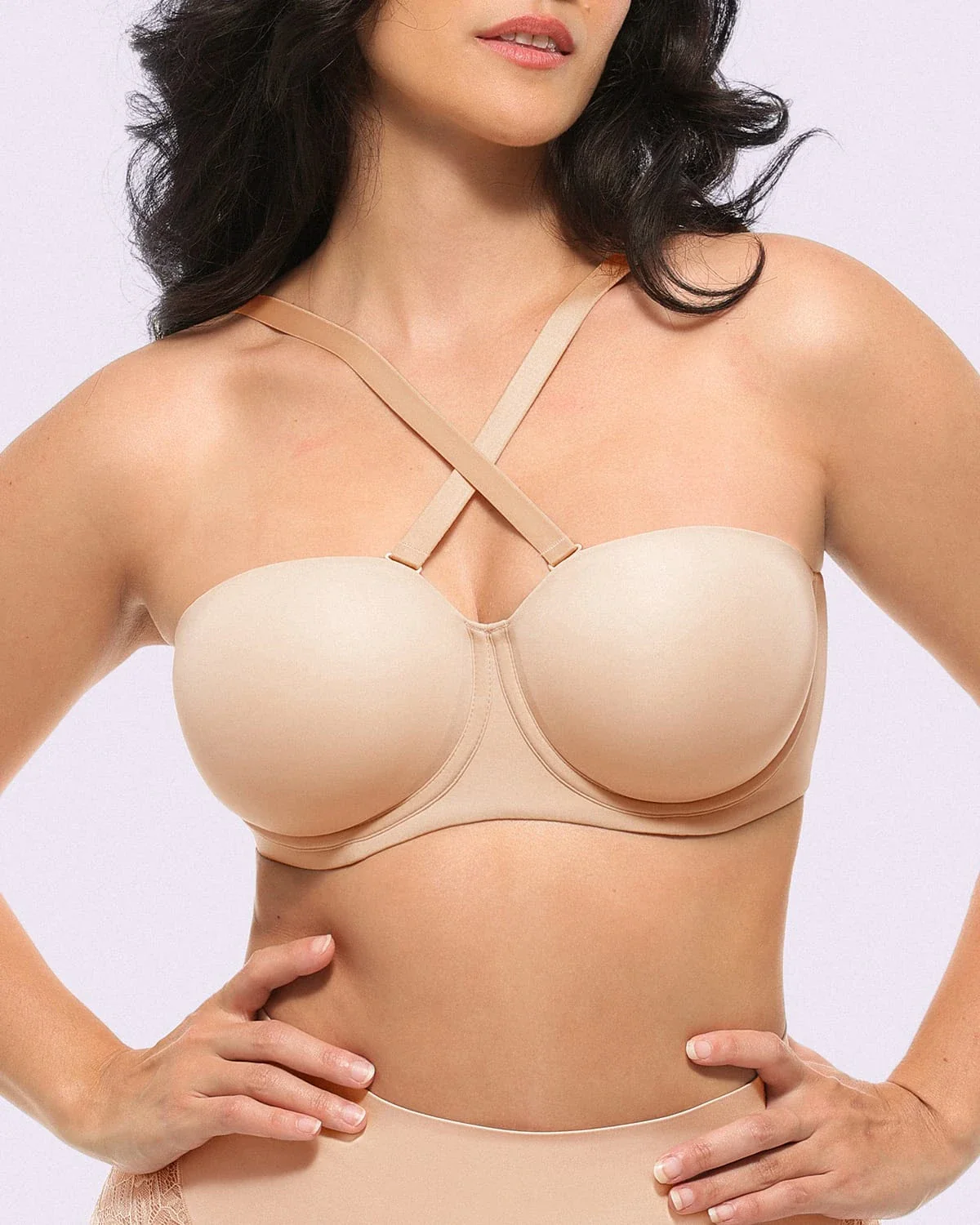 Bare Essentials™ AirSlim® Convertible Strapless Push Up Bra - Image 7