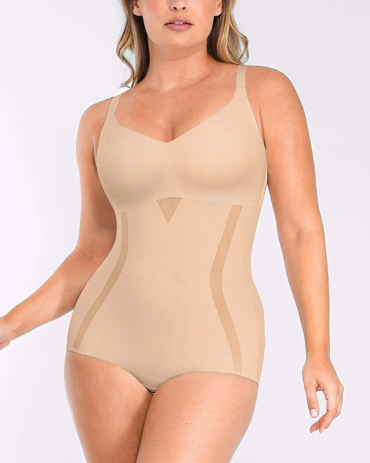 Curve Code™ Contour Comfy Smoothing Brief Bodysuit - Image 7
