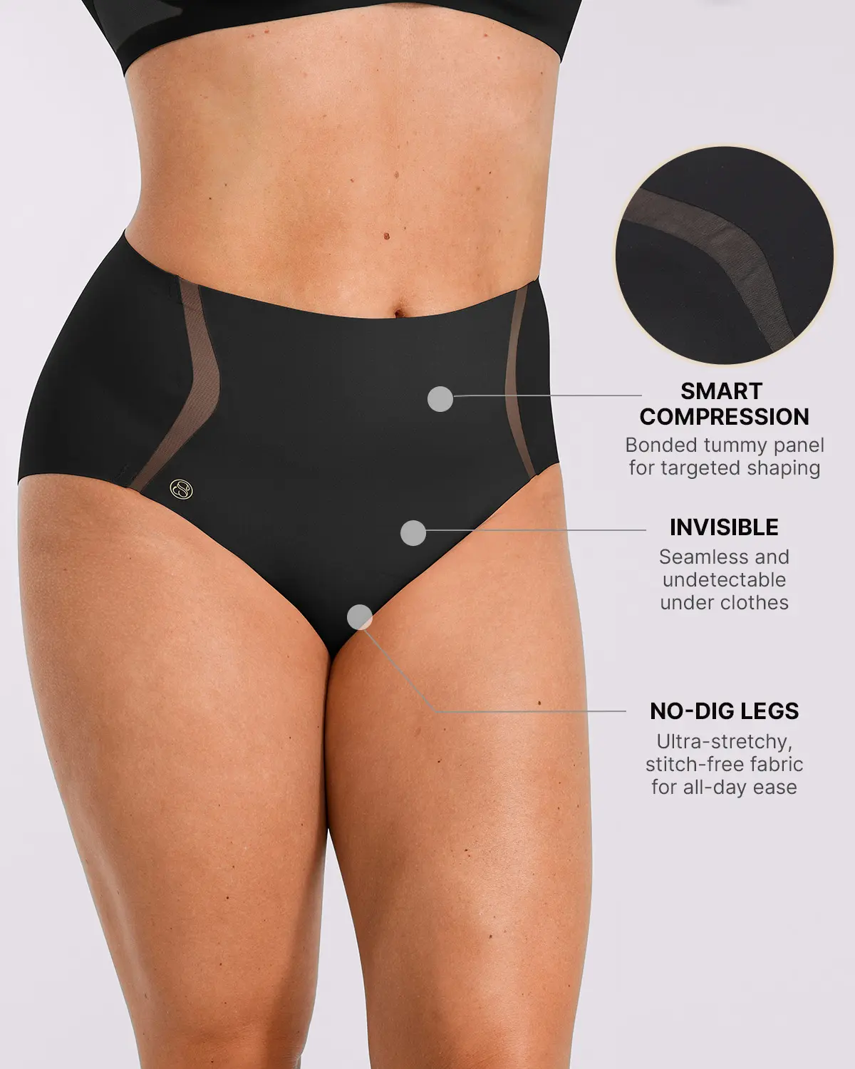 Curve Code™ Contour Comfy Smoothing Brief - Image 9