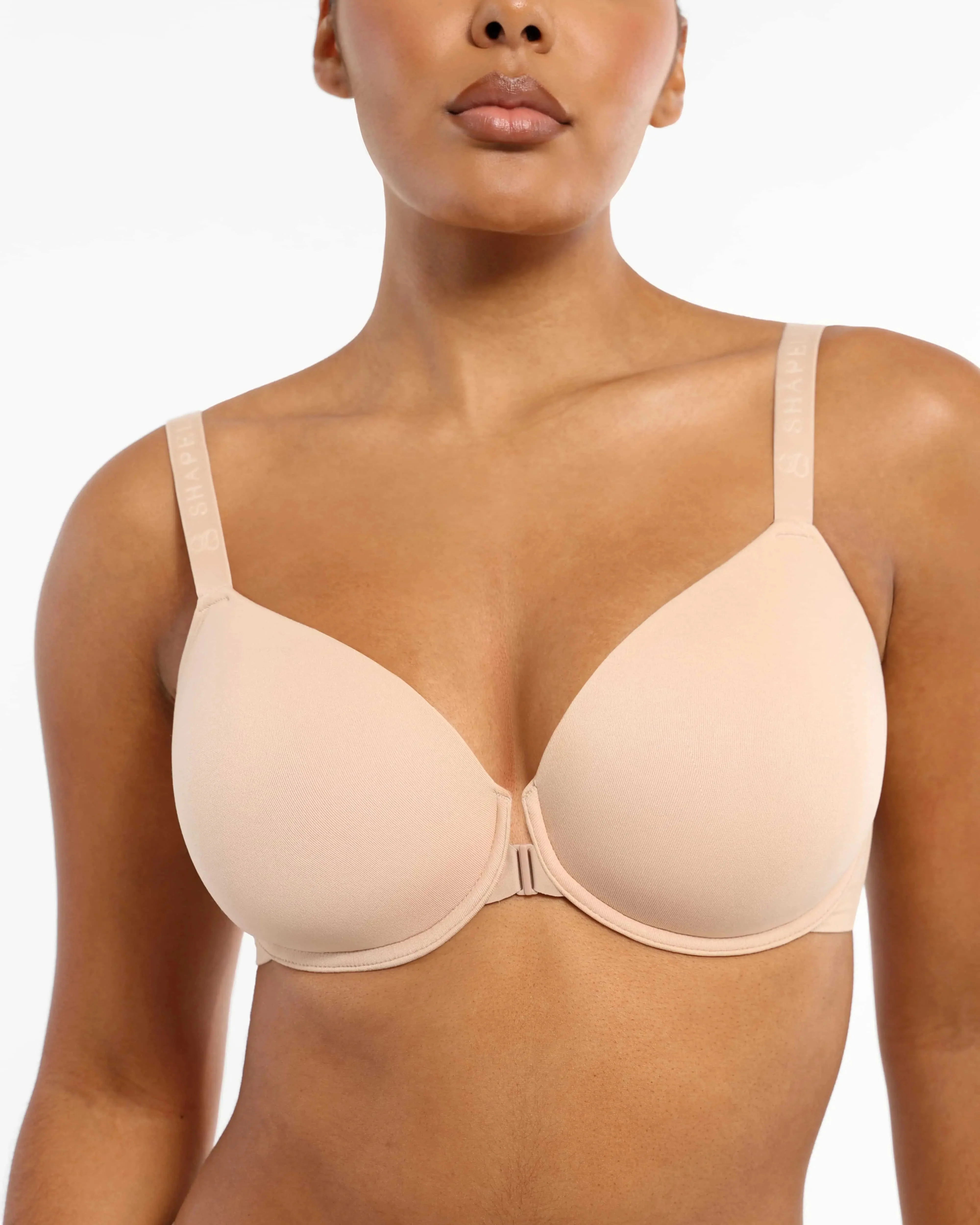 Bare Essentials™ Skin Flow Front Close Underwired T-Shirt Bra - Image 15