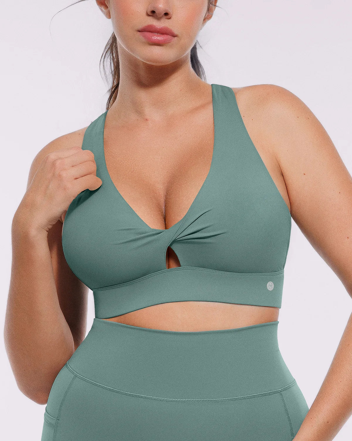 NeoSweat® AirSlim® Cutout Medium Impact Sports Bra - Image 7