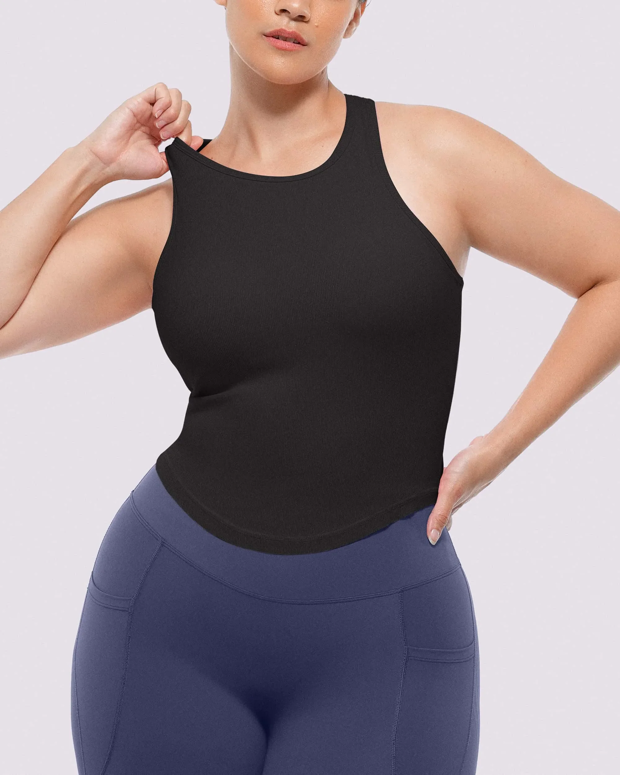 NeoSweat® AirSlim® Essential Built-In Bra Tank - Image 15