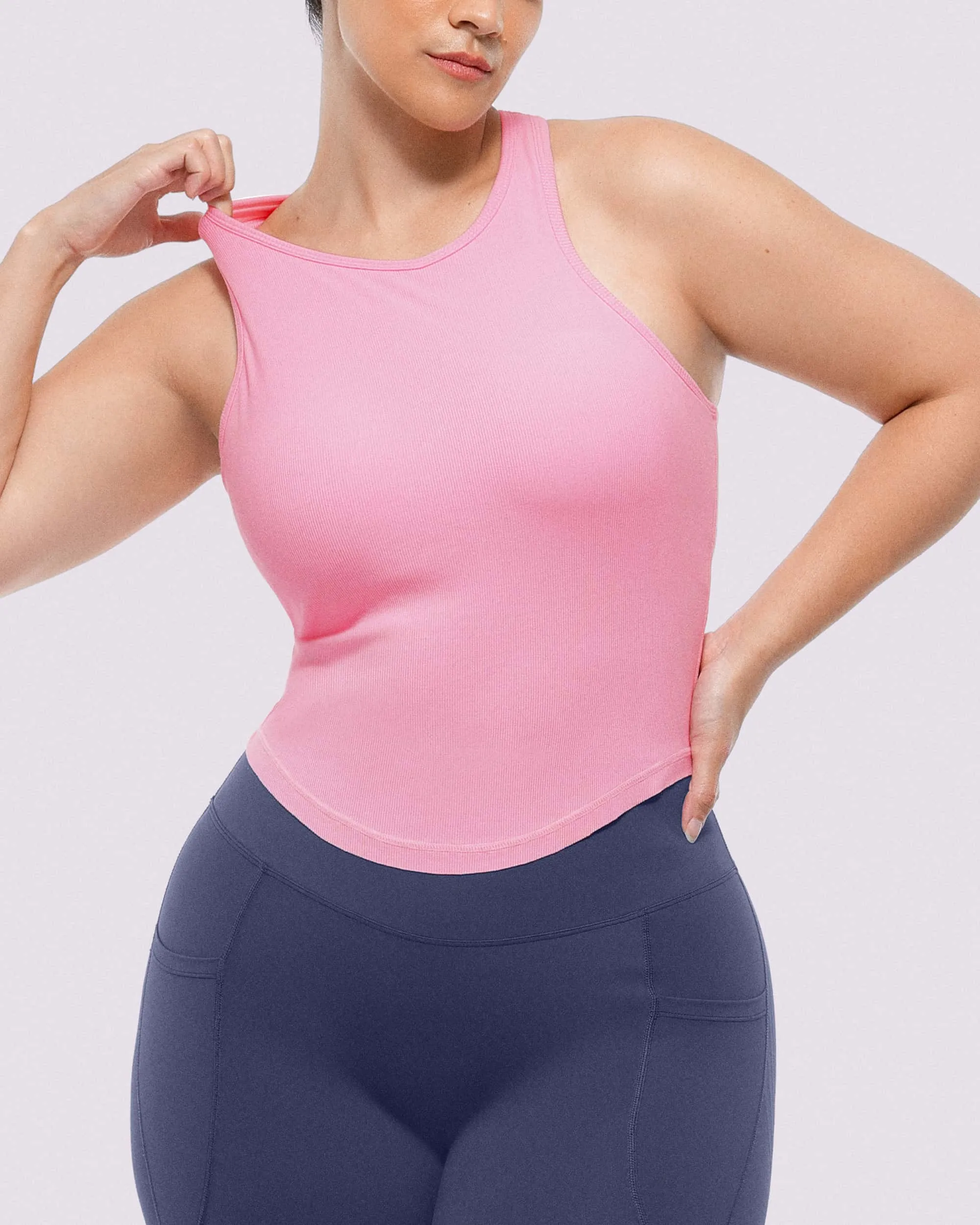 NeoSweat® AirSlim® Essential Built-In Bra Tank - Image 7