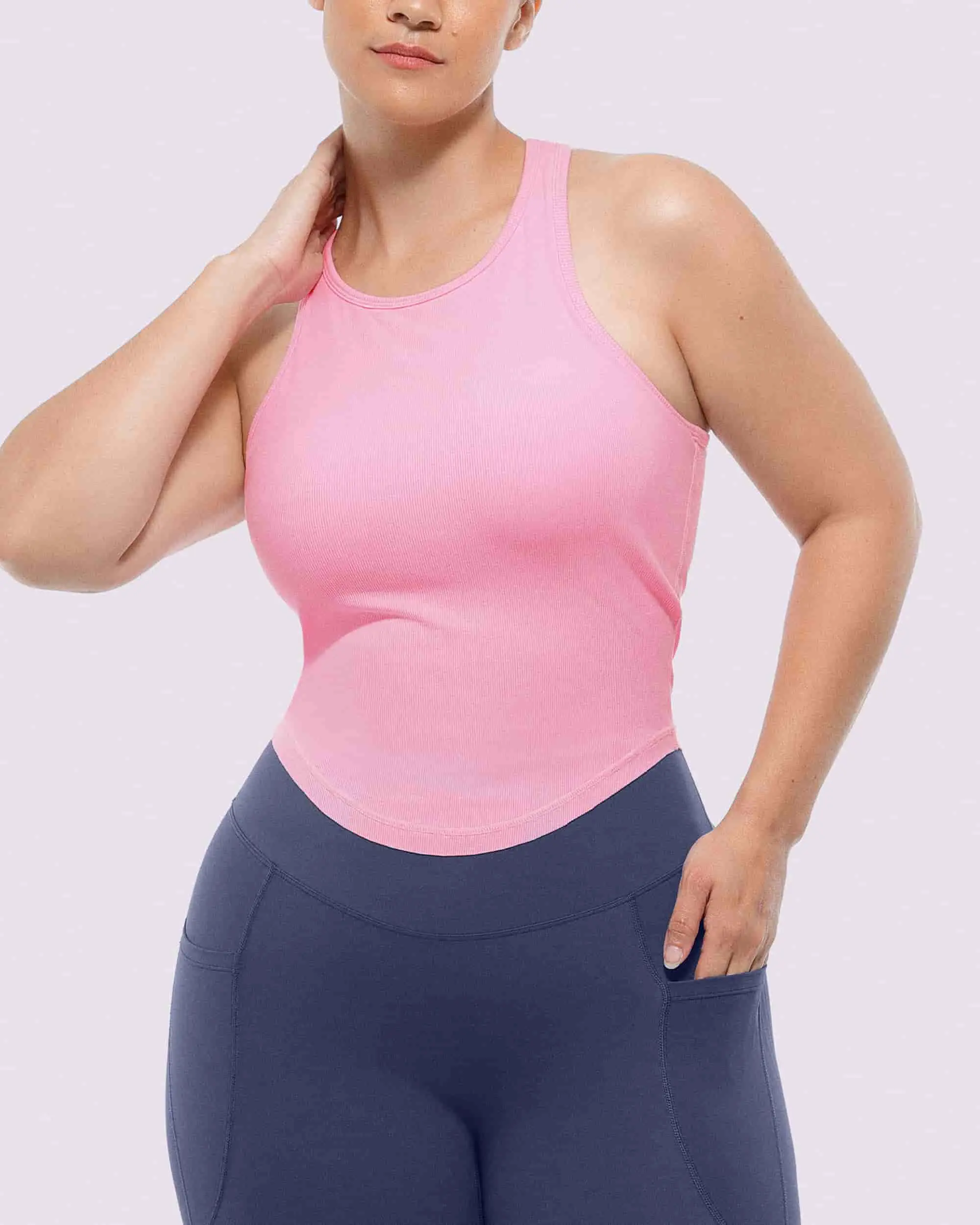 NeoSweat® AirSlim® Essential Built-In Bra Tank - Image 9