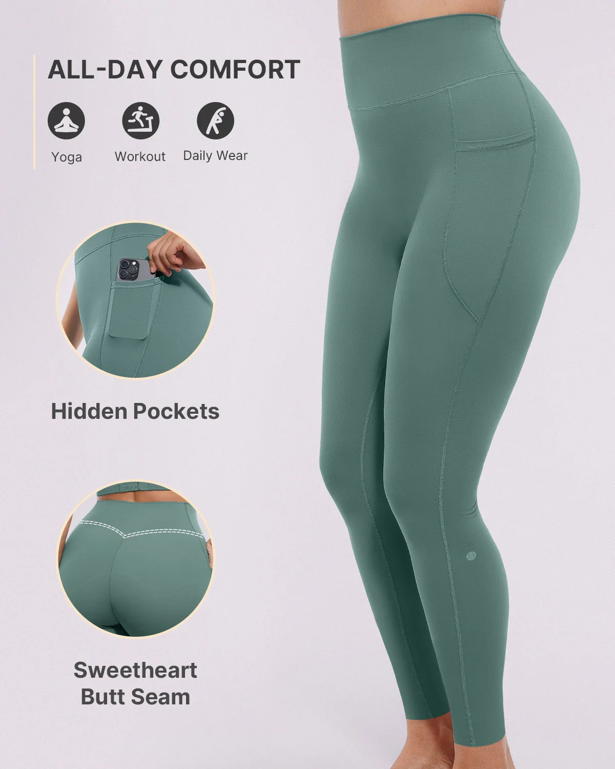 NeoSweat® AirSlim® Training Pocket Leggings - Image 7