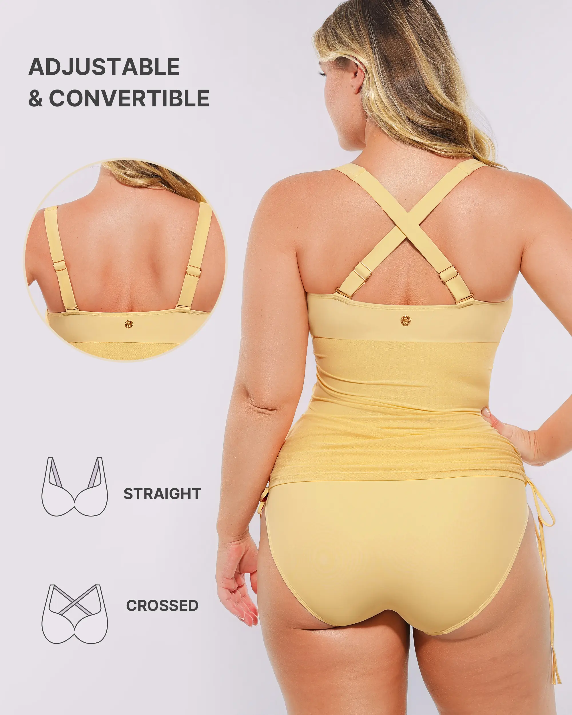 Smart Sculpt™ All-In-One Mesh Wrap Shaping Swimsuit - Image 3