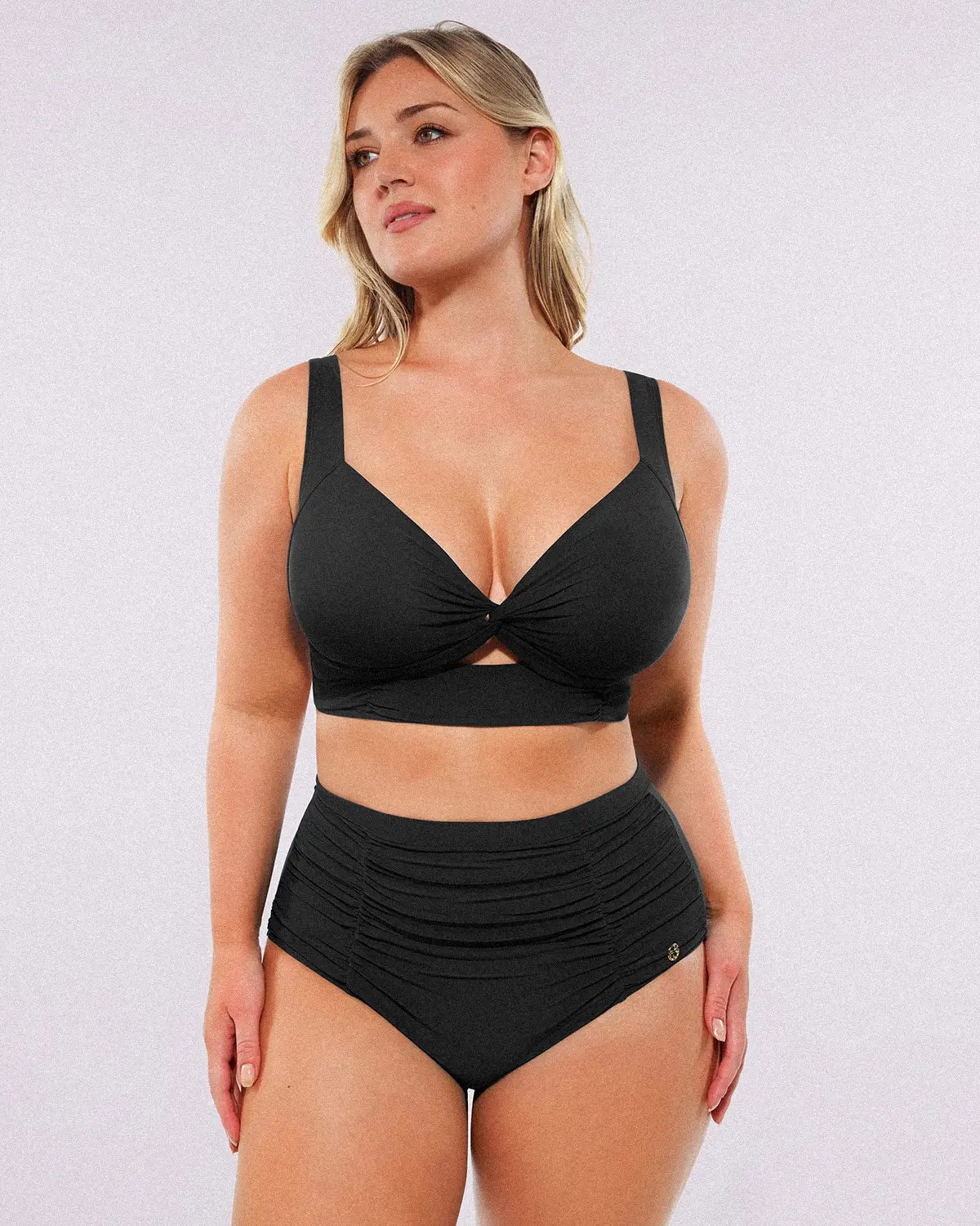 Smart Sculpt™ Twist-Front Bikini Top & High-Waisted Bottom Set - Image 25