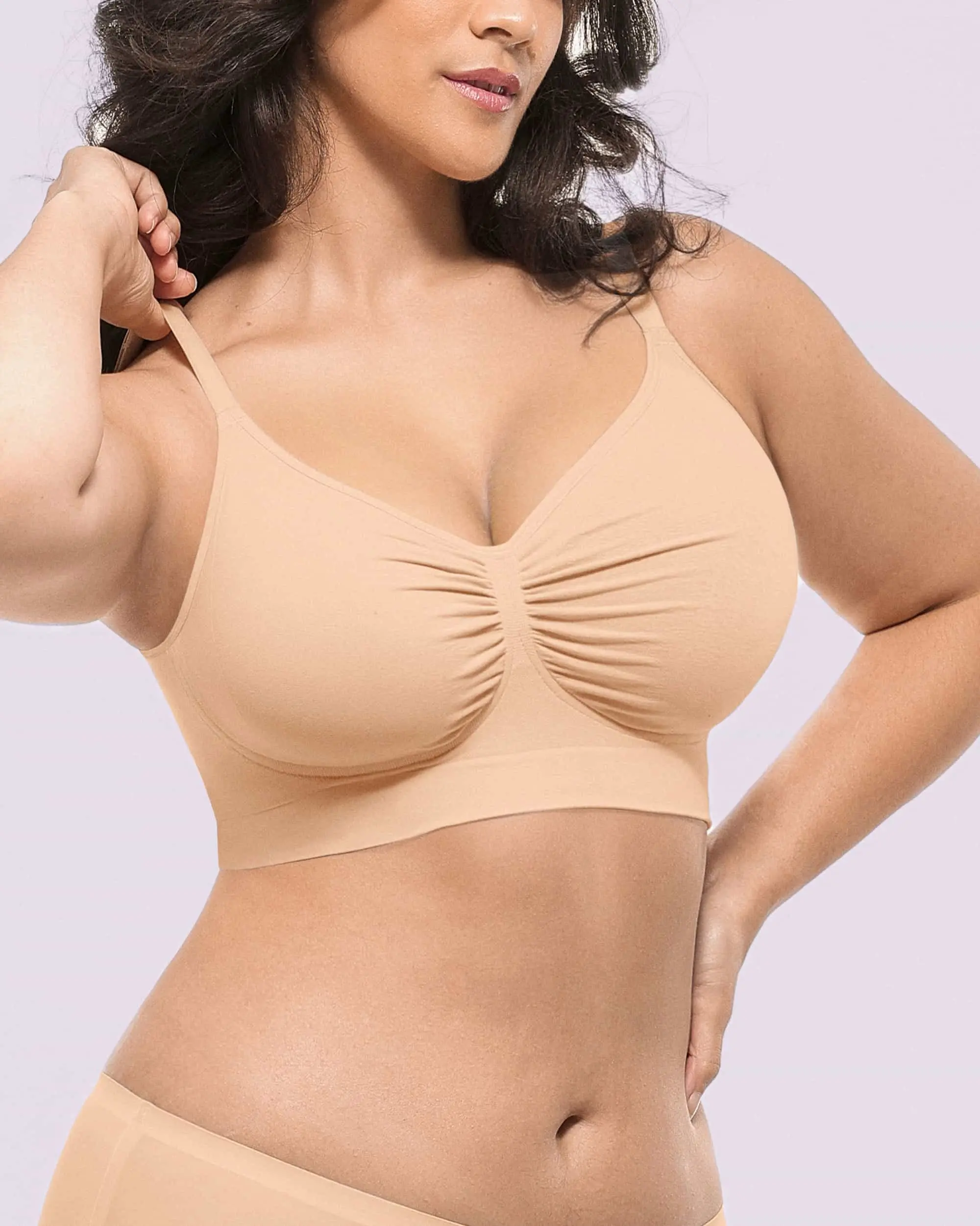 Bare Essentials™ Skin Flow Smooth Unlined Wireless Bra - Image 5