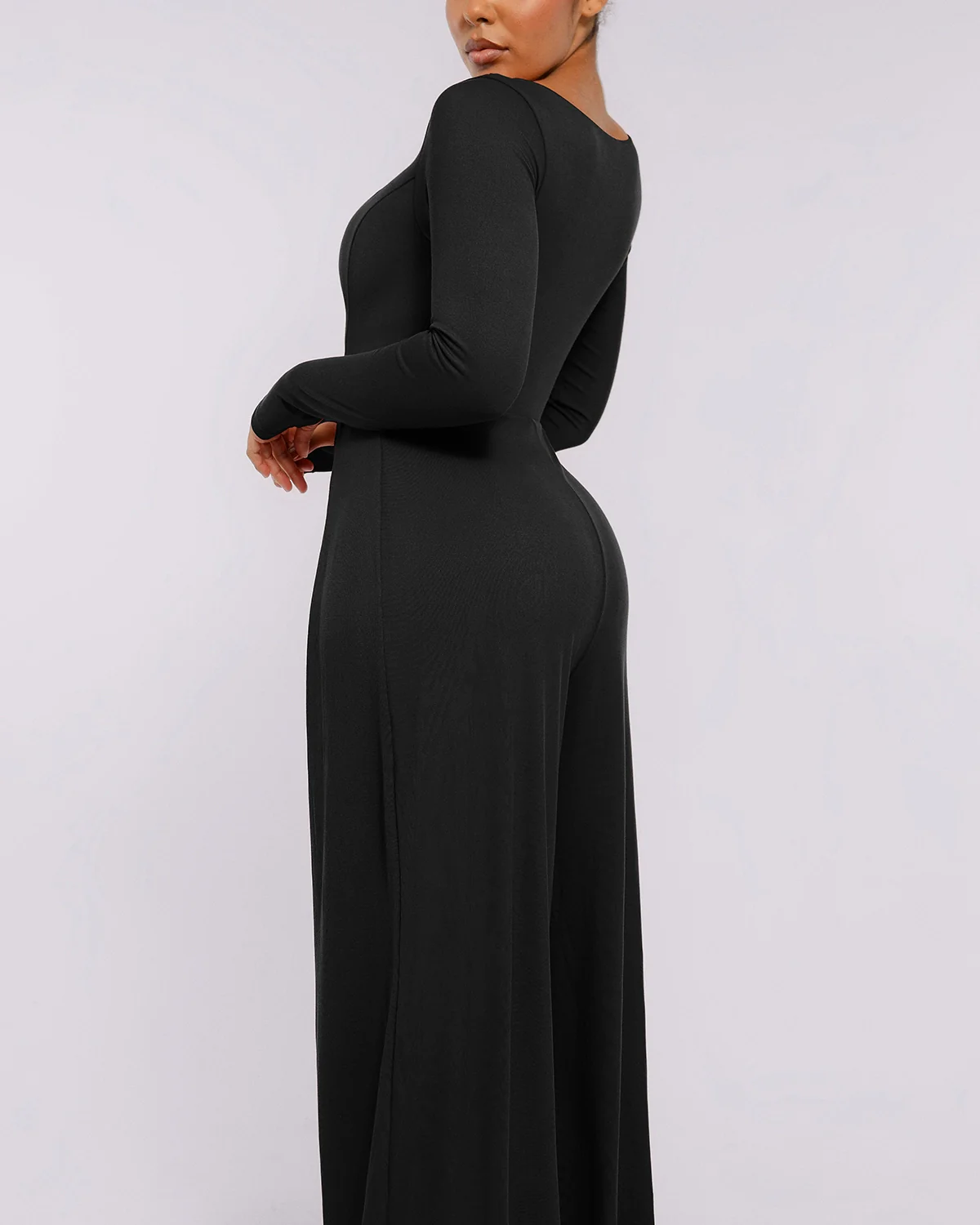 Bare Essentials™ AirSlim® Square Neckline Built-In Shaping Jumpsuit - Image 26