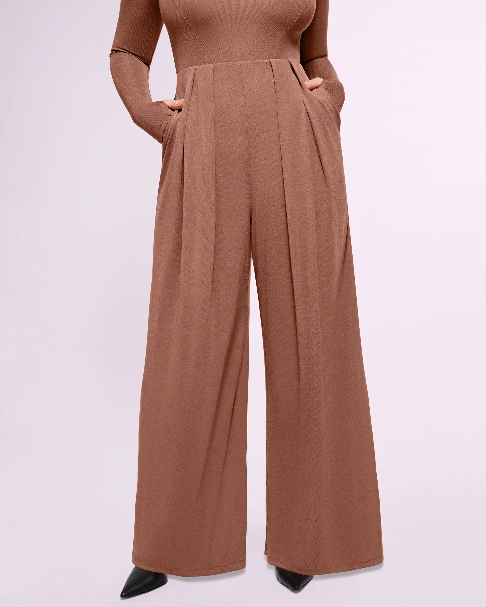 Bare Essentials™ AirSlim® Square Neckline Built-In Shaping Jumpsuit - Image 39