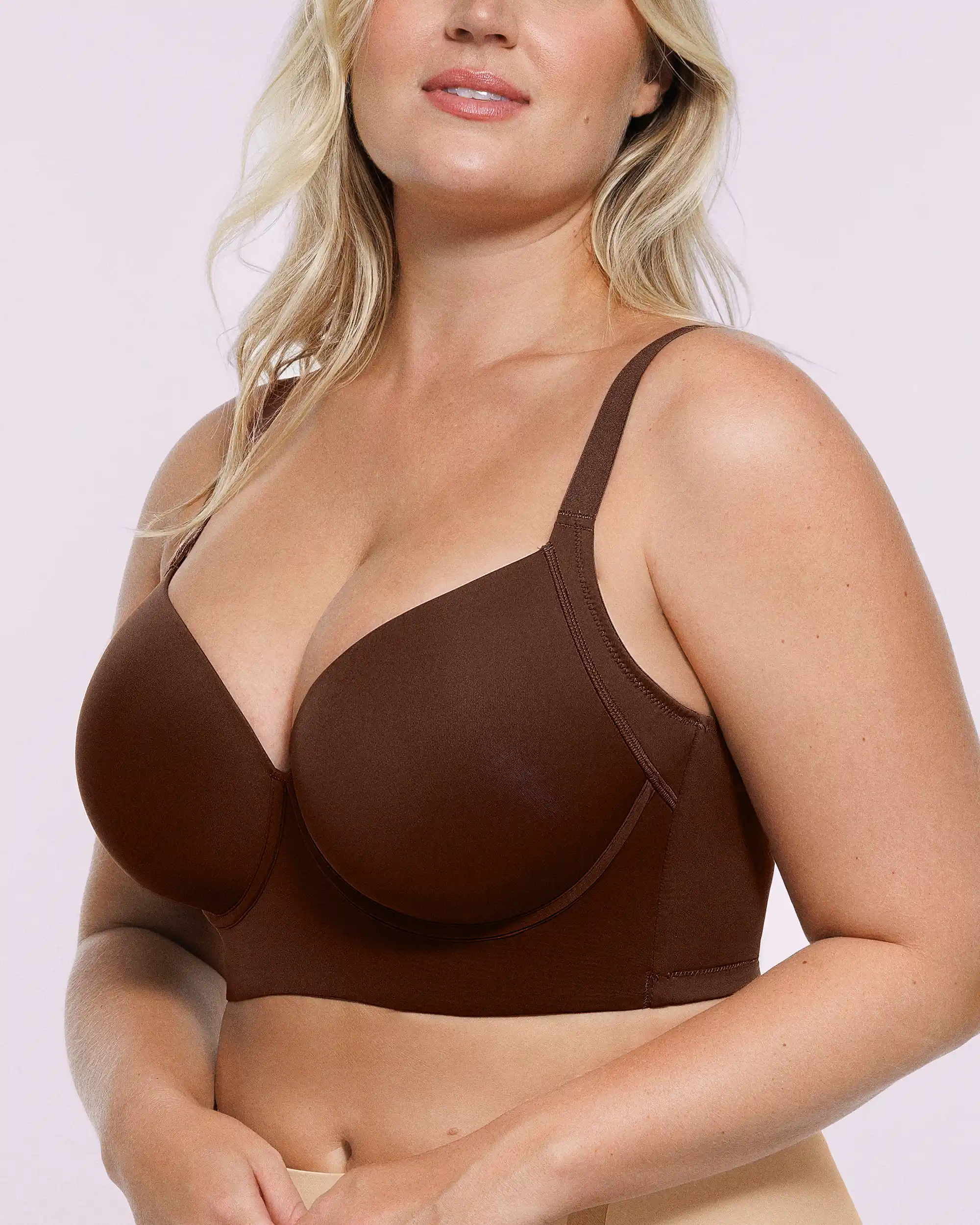 Bare Essentials™ AirSlim® Back Smoothing Underwire Push-Up Bra - Image 3